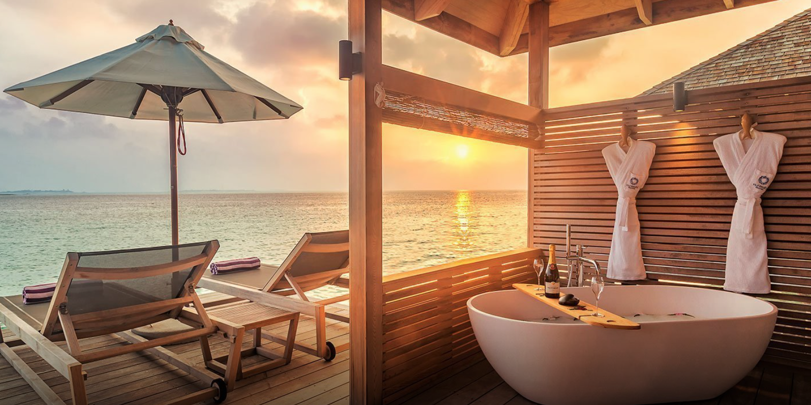 Romantic Ocean Villa · dusk